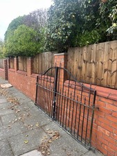 Quality Set Of Very Well Fabricated Heavy Galvanised Steel 8-9ft Driveway Gates