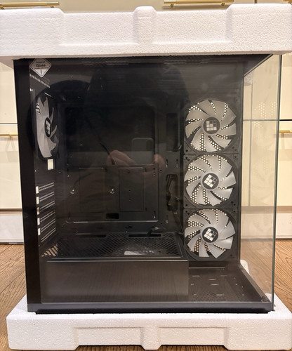 Black atx mid tower - black,