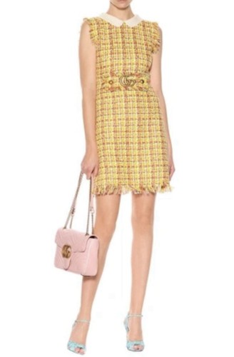 Gucci multicolour plaid tweed