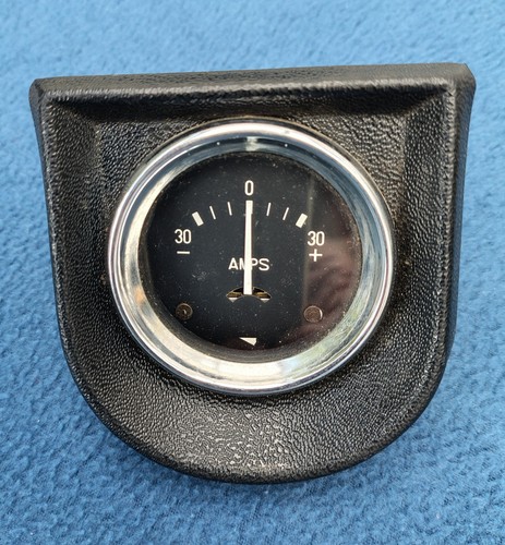Vintage car ammeter gauge - car,