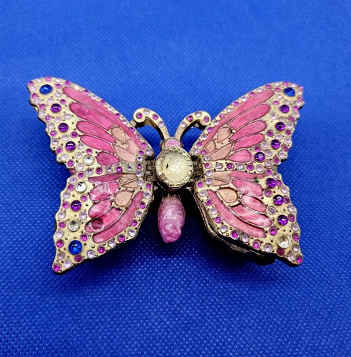 Vintage jewelled enamelled - &,