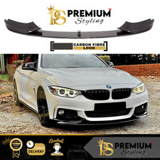 BMW 4 Series F32 F33 F36 M Sport Front Splitter Spoiler Lip Carbon Fibre 2013-20