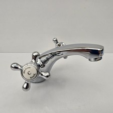 Hudson Reed Mono Basin Mixer Tap & Pop Up Waste Chrome New Free Postage