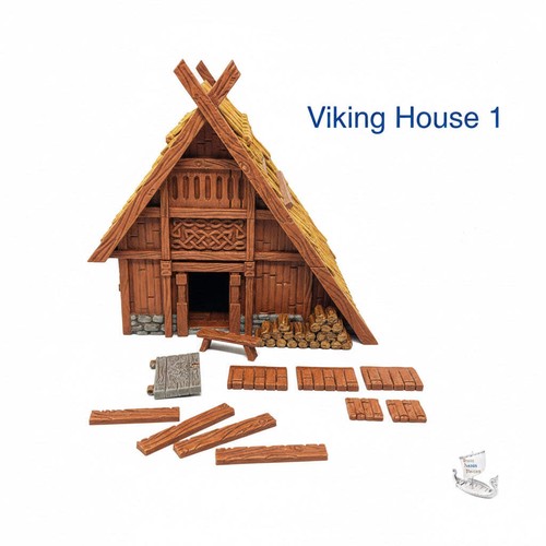 Viking house 28mm - 1, 28mm.