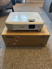 Epson EB-E01 Home Cinema Projector 3300 Lumens, HDMI Remote and Cables