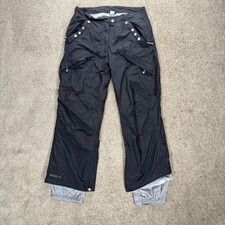 Trespass Mens Size 31x28 Black Redfield Waterproof Windproof Taped Pants