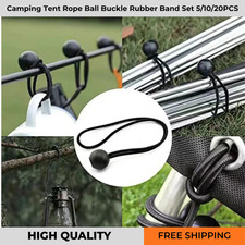 Bungee Ball Elastic Cord Black