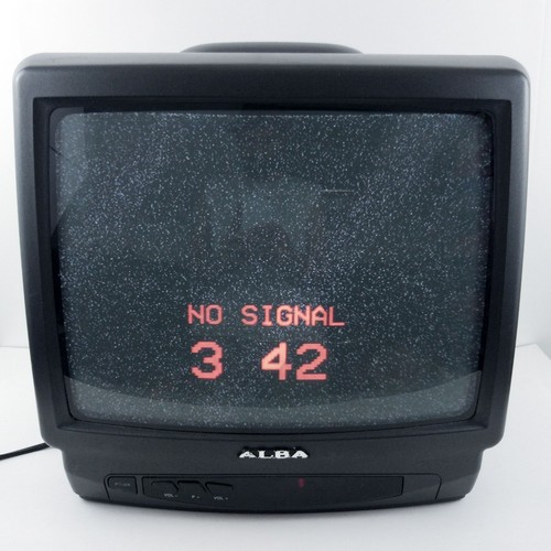 Alba crt television black - alba,