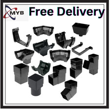 Black Square Line Gutter