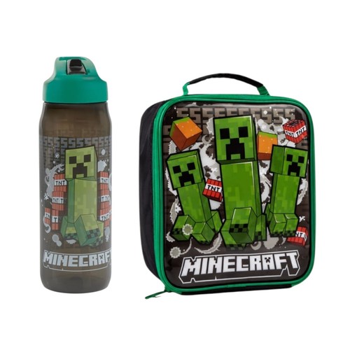 Minecraft school lunch bag - lunch,