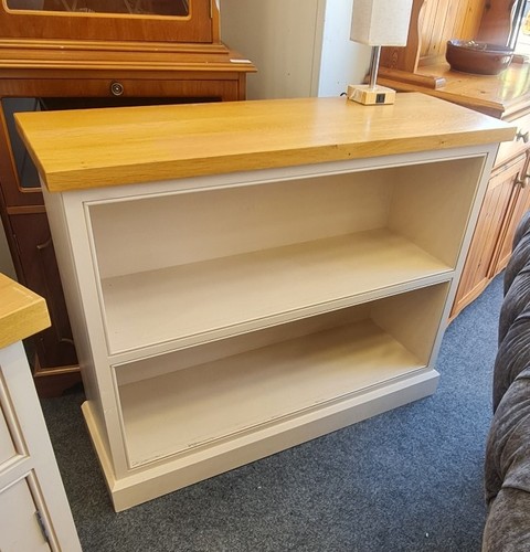 Solid oak bookcase heavy cs - bookcase,