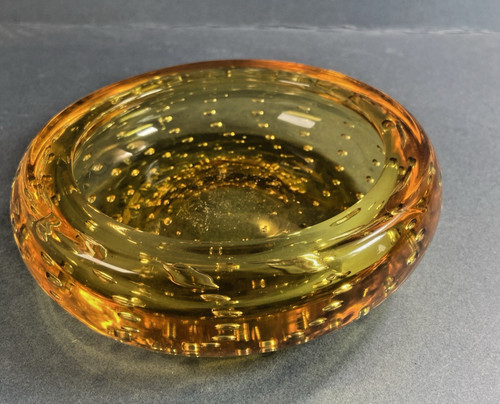 Whitefriars amber glass - amber,