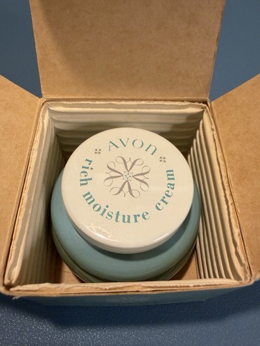 Vintage avon glass - jar, rich