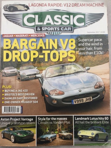 Classic sports car magazine - car,