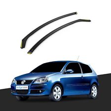 VW Polo MK4 2002-2009 3 Door Hatchback 9N/9N3 Wind Deflectors 2pc Tinted