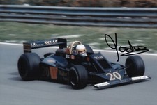 Jody Scheckter Hand Signed Walter Wolf Racing 12x8 Photo F1 Autograph