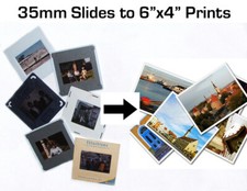 35mm Slide Printing – 6"x4" Photo Prints from Slides (Qty 1–10)