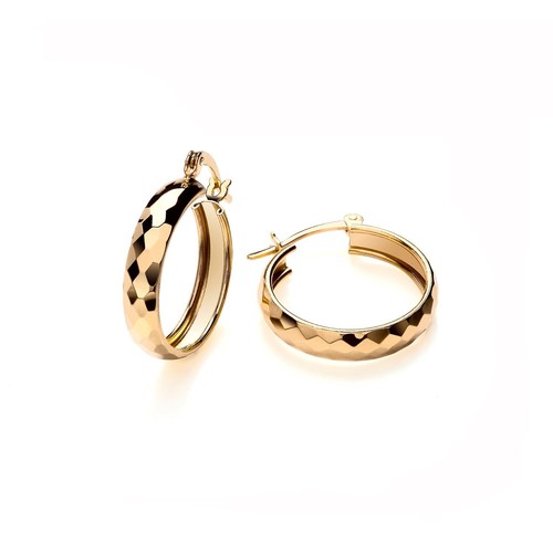 9ct yellow gold silver 20mm - gold,