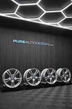 Genuine BMW 3 4 Series 18" Alloy Wheels 400M REFURBISHED SILVER x 4
