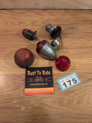Vintage bicycle rear - rear, lamps