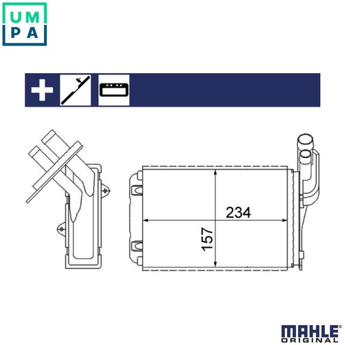 Heat exchanger interior - exchanger,