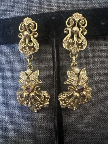 Vintage sphinx butler - sphinx, earrings