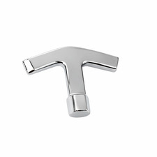 Pump Out Key Chrome Brass