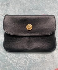 Pierre Balmain Paris Vintage Clutch Black Bag Handbag Purse