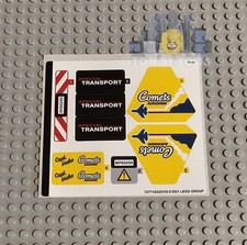 Lego City STICKER SHEET ONLY