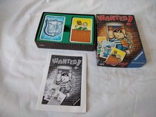 Ravensburger Wanted! Fast-Paced Family Card Game c2001 COMPLETE 