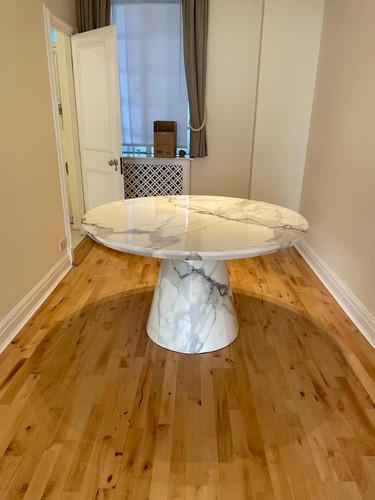 Ivory marble ramero round - ivory,