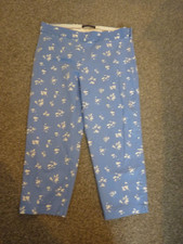 MARKS & SPENCERS CROPPED CHINOS - LADIES SIZE 12 - SUPER LOOK