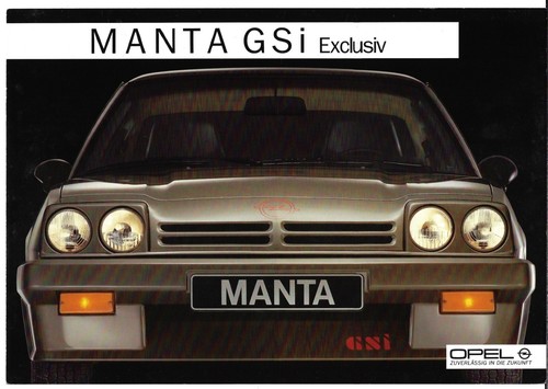 Opel manta gsi - opel,