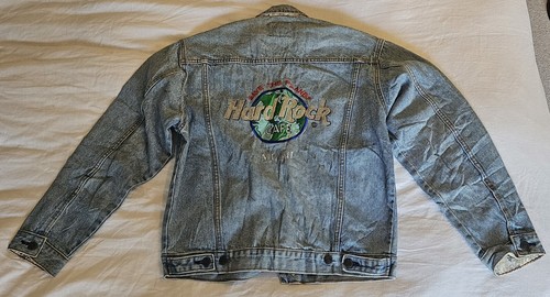 Hard rock cafe denim jacket - rock,