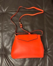 LYDC London Red with Red & White Stripes Crossbody Bag Handbag New without Tags