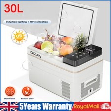 30L Car Refrigerator Freezer Fridge Portable Vehicle Camping Cooler Box Dtkfwugq