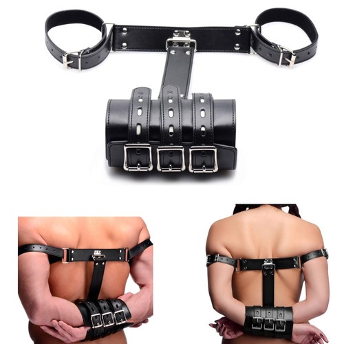 Bdsm leather bondage - bondage, back