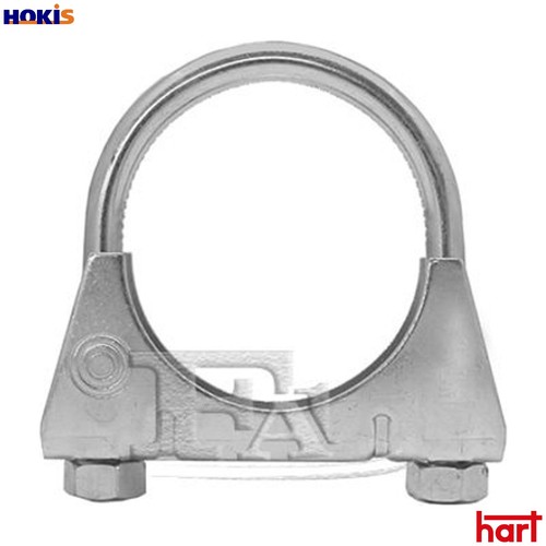 Clamping piece exhaust system - exhaust,