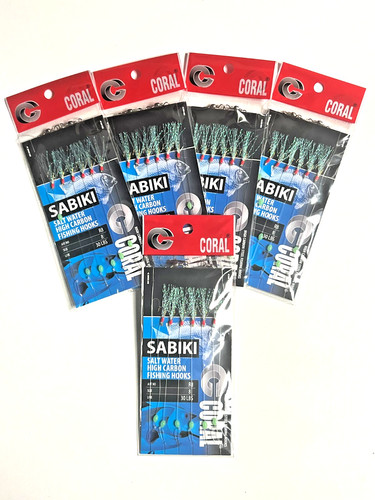 Packs sabiki hook size - 6,