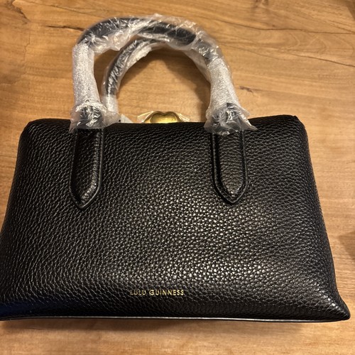 Lulu guinness black grainy - guinness,