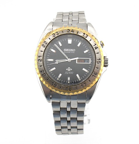 Seiko kinetic sq100 5m43 - kinetic, 5m43-0a99