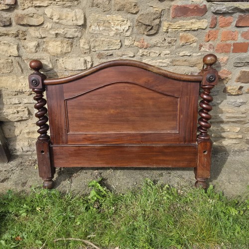 Antique mahogany bed - bed, /