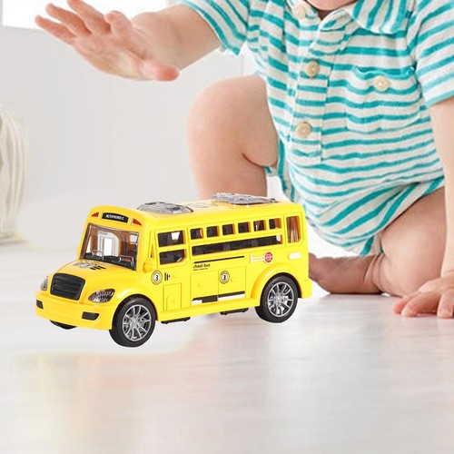 School bus model toy - bus, openable