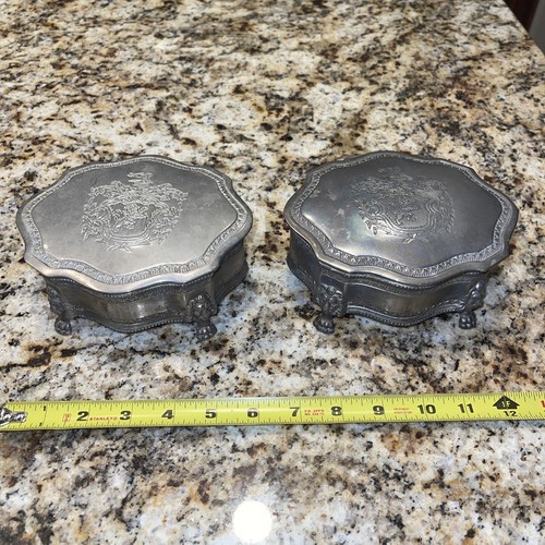 Vintage pair pewter - vintage,