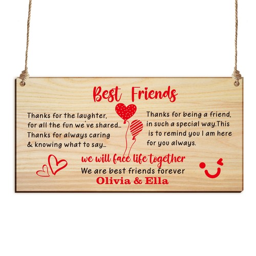 Personalised hanging plaque - personalised,