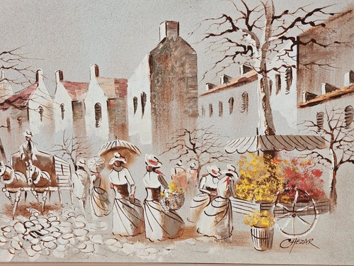 Vintage painting a - a,
