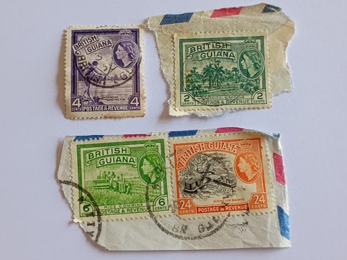 British guiana stamps - british,
