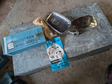 DESMO 168 Boomerang Wing Mirror NOS Boxed #WG46