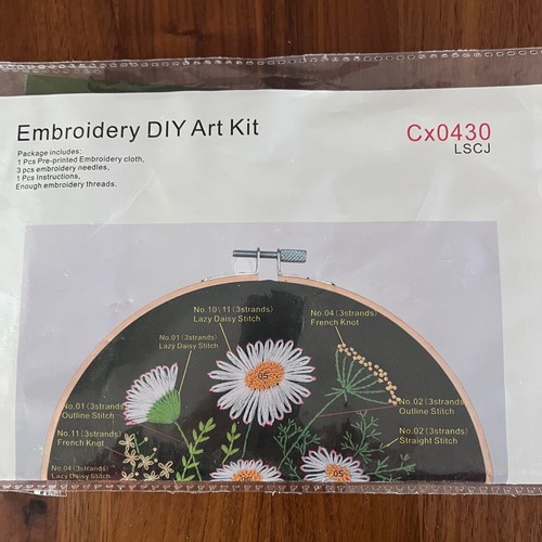 Diy embroidery kit handmade - diy,