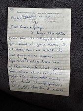 Charlie Kray Prison Letter 1970